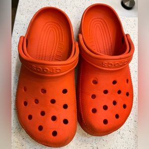 Tangerine Orange Crocs